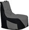 Momiralland Gaming Sitzsack - mit Lehne Sitzkissen - Beanbag - BodenKissen Sessel In- & Outdoor geeignet - Gaming mit PC Xbox & Playstation (Schwarz - Anthrazit, Sitzsack)