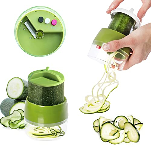 Lot de 2 coupe-légumes en spirale Thermomix - Râpe à julienne - Râpe à carottes et éplucheur pour légumes et pommes de terre