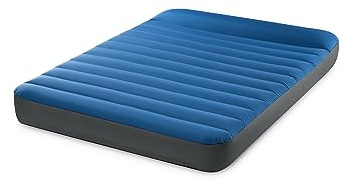 Intex 60412E TruAire Luxury Camping Matratze: Fiber-Tech - Pannensicheres Laminat - QuickFill USB Luftpumpe - 272.2 kg Tragkraft - Volle Größe, Blau