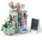 AIYONG Pop-Up Blumenkarte - 3D Hochzeitskarte mit Auto, 3D Grußkarte zum Geburtstag, Geldgeschenk für Flitterwochen von Brautpaar, Blumenwagen Geburtstagskarte, Weihnachtsgeschenk-Grußkarte