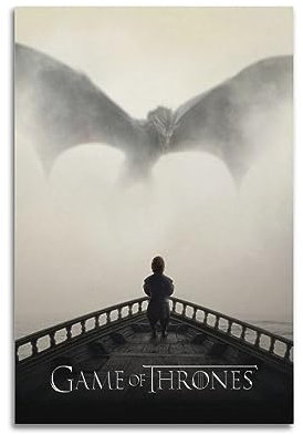 VZRSQZK Game of Thrones Poster, dekoratives Gemälde, Leinwand, Wandposter und Kunstdruck, modernes Familienschlafzimmer-Dekor-Poster, 30 x 45 cm