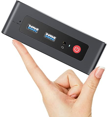 TRIGKEY Mini PC, Intel 12th Gen N100(4C/4T, up to 3.4GHz), 16G DDR4 500G SSD Mini desktop Computer, Dual HDMI 4K@60Hz Output, WiFi-6, BT 5.2, Auto Power on, Wake-on-LAN
