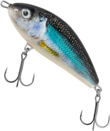 Salmo Fatso Floating 8cm 21g - Jerkbait, Salmo Farben:Spotted Holo Smelt