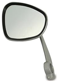 Spiegel silber links Alu inkl. Klemmschelle, KR51, SR4-