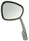 Spiegel silber links Alu inkl. Klemmschelle, KR51, SR4-