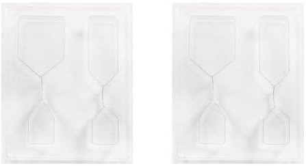RAYHER HOBBY 36058000 Gießform 4 Häuser, Pet, Beton Gießformen, ideal zum Ausgießen mit Kreativ-Beton, Raysin-Gießpulver, Wachs, Transparent, Seife, 5,5-10,5 cm, Tiefe 3 cm (Packung mit 2)