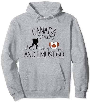 Kanada ruft – lustiges Eishockey Pullover Hoodie