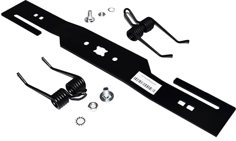Rasenmäher Vertikutiermesser mit flaches 6-Arm-Sternloch + Federn MTD, Wolf u.a.