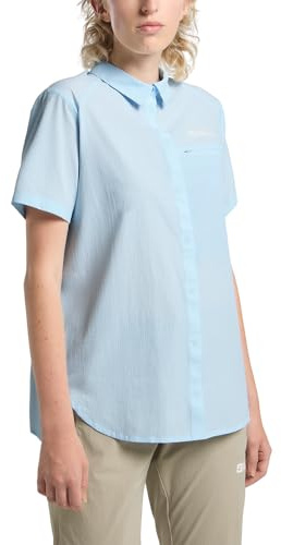 Jack Wolfskin Damen Vandra S/S Shirt W Bluse, Ice Blue, XXL EU