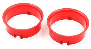 BIPANO 3-Zoll-Mikrokanal-Rahmensatz aus Kohlefaser for 1408-Motoren, Rc, FPV, Racing, Quadrocopter Quadcopter Rahmenarme(2 red Prop Guard)