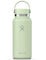 HYDRO FLASK - Wide Mouth Trinkflasche 946ml (32 oz) - Isolierte Wasserflasche aus Edelstahl - Sportflasche mit auslaufsicherem Flex Cap-Deckel & Gurt - Thermoflasche Spülmaschinenfest - Aloe