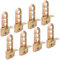 ZOFUN 8er Set Bettverbinder Bettbeschlag Einhängebeschlag höhenverstellbar, 14x4.7CM Bettbeschläge Lattenrost Halter für Mittelbalken Und Lattenrost Halter- Mittelbalkenverbinder, Bettwinkel