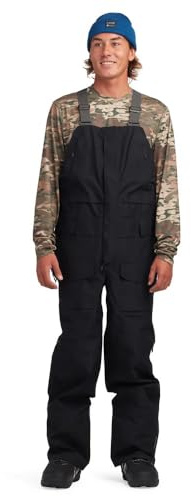 Dakine Stoker Gore-Tex 3l Snow Bib – Waterproof with Recco, Pfas-Free, Fully Taped Seams Salopette da Sci, Nero, X-Large Uomo