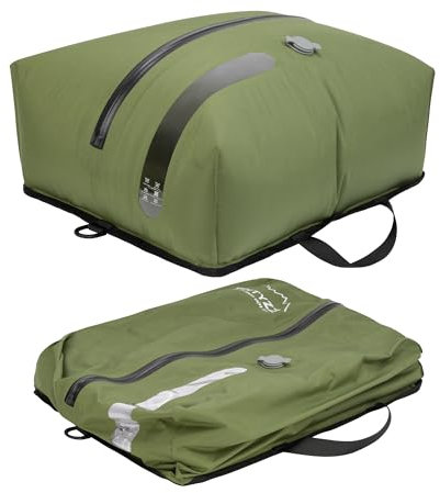 Vakuumbeutel für Kleidung Wiederverwendbar TPU Vakuumierbeutel mit Luftdichtem Ventil Reise Nylon Organizer mit Wasserdichtem Reißverschluss Luftdichte Packwürfel für Koffer Rucksack Handgepäck