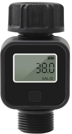 Digitaler Wasserdurchflussmesser Wasserzähler Für Gartenschlauch Bewässerung Bewässerung Messung Des Wasserverbrauchs
