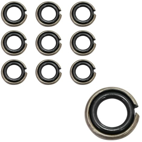 VOANZO 10 Pcs 1/2 Inch Impact Wrench Retaining Ring with O-Ring Square Drive 12.7mm Impact Socket Clip for Electric and Pneumatic Wrenches 11mm Inner Diameter 13 mm Outer