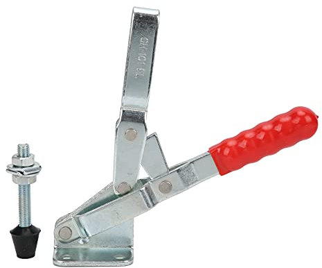 Baxnore Attiva bloccante, Forza di mantenimento di 370 kg a rilascio rapido, rivestimento zincato, include i dadi di viti per la saldatura della lavorazione del legno in metallo