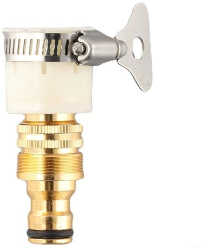 JGmotorfi Multi-Purpose Faucet Adapter Tap Connector For Garden Hose Water Pipe Fitting Bathroom Kitchen Dishwashers Sink 3 Sizes Thread Converter 15-23mm