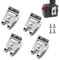 4PCS Stainless Steel Belt Hook Clips for Makita Drills - Heavy-Duty Replacement Belt Clip with Screws - Compatible with Impact Drivers & Power Tools (Model Number)
