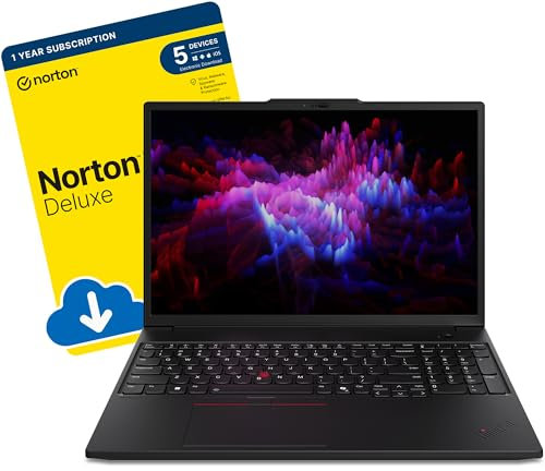 ThinkPad P16s G3 16-inch AI-Ready Laptop (Intel Core Ultra 7 155H, 96 GB DDR5 RAM, 4 TB SSD, NVIDIA RTX 500 Ada 4 GB GDDR6, Backlit Keyboard, Windows 11 Pro) incl Free Norton 360 Antivirus Software
