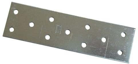 50 FMG Lochplatten 40 mm x 120 mm aus 2,0 mm verzinkt, Löcher 5 mm