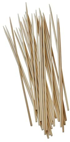 PAPSTAR 3000 Schaschlikspieße, Bambus Ø 3 mm 20 cm