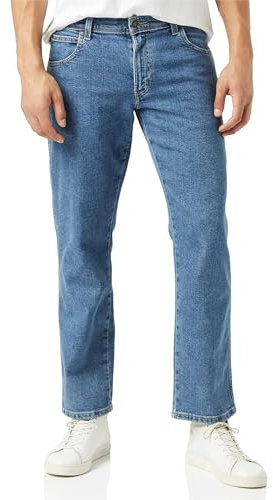 Wrangler Herren Durables Regular Fit Jeans, Stonewash, 32W / 32L