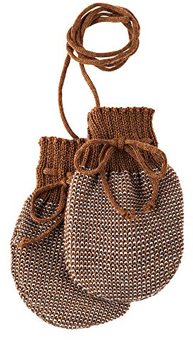 Disana 3410500 - Strick-Handschuhe Wolle haselnuß