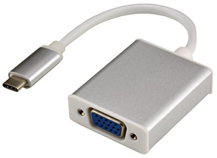 M.C.L MCL usb31-cm/40fce 22 cm USB 3.1 C Typ zu VGA-Buchse Adapter Kabel