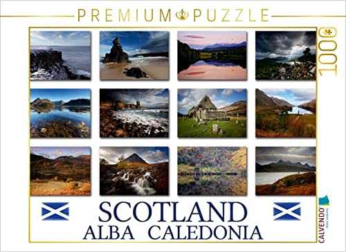 CALVENDO Puzzle Scotland Alba Caledonia 1000 Teile Puzzle quer | 1000 Teile Lege-Größe 64 x 48 cm Foto-Puzzle für glückliche Stunden