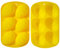 THE TWIDDLERS 2 Osterei Silikonformen, Pralinenform für Schokolade & Süßigkeiten, 20x13cm - Osterdekoration, DIY, Basteln - Robust & BPA-Frei