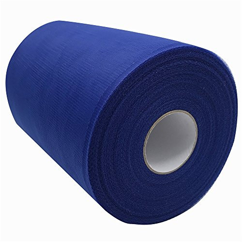 Rouleau de tulle 15,2 cm X 91,4 m 59 Couleurs Disponibles, chemin de table, nœud de chaise, tutu, couture, bricolage, tissu, mariage, fête emballage de cadeau bleu roi