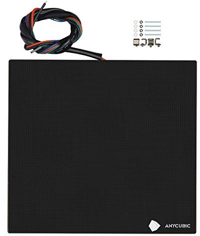 ANYCUBIC Ultrabase 3D Drucker Plattform Platte Durable Build Oberfläche für Mega Serie Prusa i3 MK2 MK3 Heatbed (Ultrabase Glas + Heatbed 240x220mm mit Klammern)