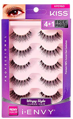 I Envy by Kiss So Wispy 03 Strip Eyelashes Value Pack #KPEM60