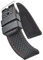 STUNNING SELECTION ALPINE Premium Quality Sporty Silicone Waterproof Watch Band with quick release - Soft Rubber Watch Strap - Assroted Colors - 20 mm, 22 mm and 24 mm (20MM, BLACK-RED)
