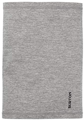 Burton Mens First Layer Midweight Neckwarmer, Gray Heather, One Size
