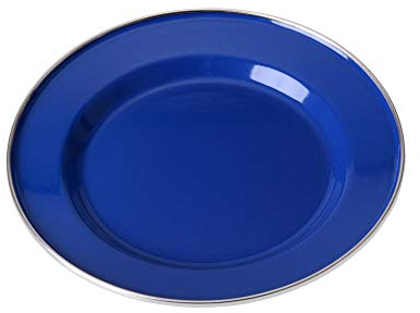 GRÄWE Kinderteller emailliert 20 cm blau