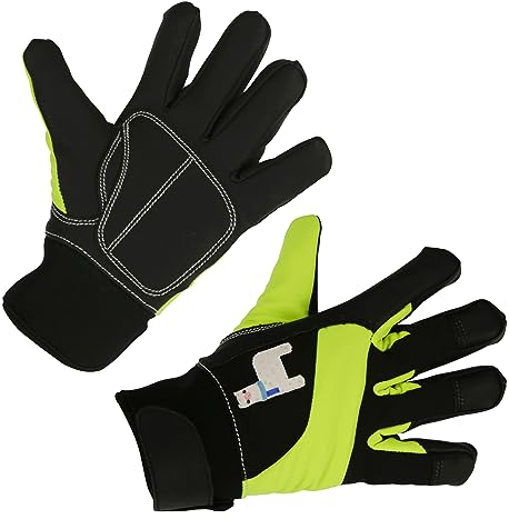 Keron Kinderhandschuh Mini 6-8 Jahre, Winter Gelb-Schwarz