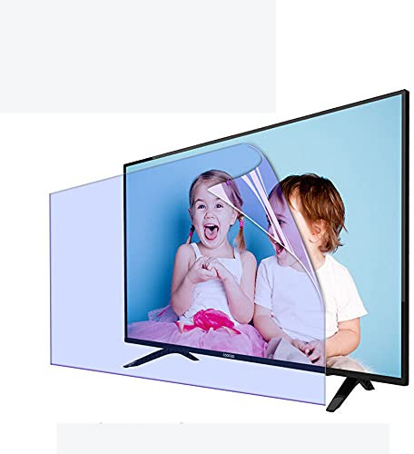 Protector de Pantalla de TV de 50-70 Pulgadas, película antideslumbrante antirrayas Que Alivia la Fatiga Ocular Se Adapta a Pantallas LCD, LED, 4K OLED y QLED HDTV,55 1211 * 682mm