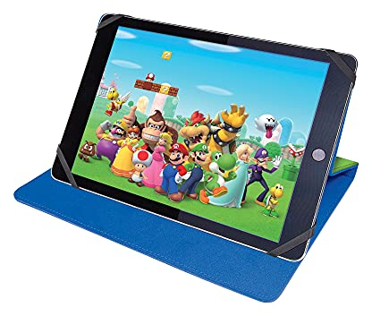 Lexibook, Super Mario, custodia universale per tablet da 7 a 10“, supporto per tablet per bambini, compatibile con Samsung, iPad e altri tablet da 7 a 10”, MFP100NI