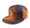 Oaieltj Unisex Baseball Cap Erwachsene Teens Adjustable Snapback Flat Brim Baseball Cap Cool Hip Hop Hat, Basketball Ball on Fire and Water Flame Splashing, One size