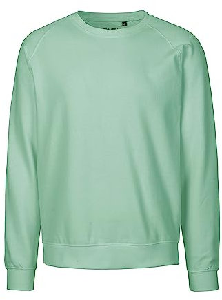 Neutral Sweatshirt, 100% Bio-Baumwolle. Fairtrade, Oeko-Tex und Ecolabel Zertifiziert, Textilfarbe: Mint, Gr.: 3XL
