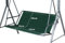 KRASGO Ersatz-Schaukelsitzbezug für Gartenschaukel, Sitzbezug für Gartenmöbel, Schaukel, Bankabdeckung (138 x 52 x 52 cm, grün)