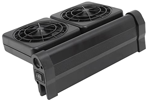 Ventilador de Acuario de 2 Cabezas, Ventilador de RefrigeracióN de Tanque de Peces de 2 Velocidades para Agua Dulce