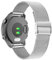 KeeFos 18mm Metall Armband Kompatibel mit Garmin Venu 3S 41mm/Forerunner 265S/255S, Herren Damen Uhrenarmband, Edelstahl Metall Ersatzarmband für Garmin Vivoactive 4S 40mm/Vivomove 3S 39mm - Silber