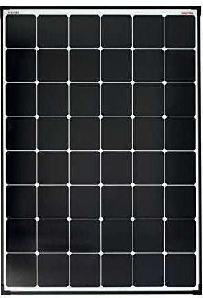 enjoy solar Mono 180W 12/24V Ultra SunPower Back-Contact Solarpanel Solarmodul Photovoltaikmodul mit schwarzen Rahmen und weißem Back- Sheet, ideal für Wohnmobil, Gartenhäuse, Boot