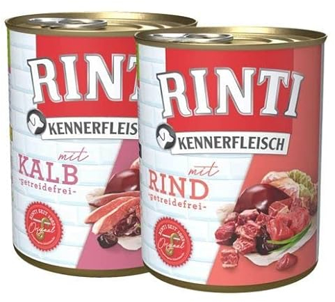 Rinti Kennerfleisch Multipack Rind und Kalb 24 x 800 g