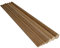 Rundstab Eiche 1m lang, Ø 8-40mm, Holzrundstäbe Rundholz Bastelholz Treppensprosse (Ø 10 mm)