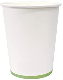 GRADISCO - Bicchieri in Carta per Cappuccino da 240ml Colore Bianco con stampa 100% Compostabili e Biodegradabili - Ideali per Bevande Calde Cappuccino, Thè, Cioccolata - 100 bicchieri da 8oz