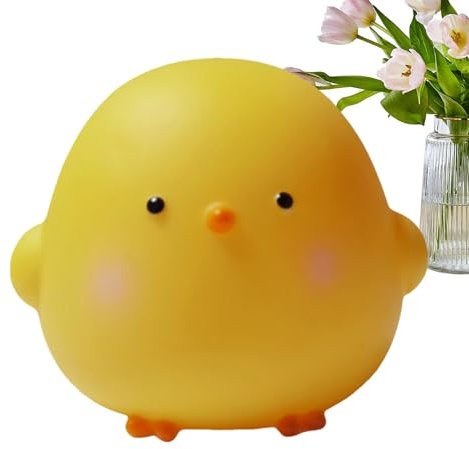 Teksome Süßes Nachtlicht für Kinder,Hühner-Nachtlicht | Cartoon Tier Lampe Schreibtisch Huhn Nachtlicht,Stillende Neuheit-Beleuchtung für den Innenbereich, niedliche Tierstatue für Kinderzimmer,